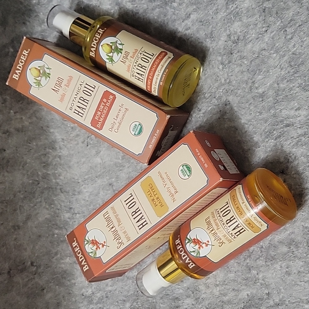 Badger Hair Oils NIB